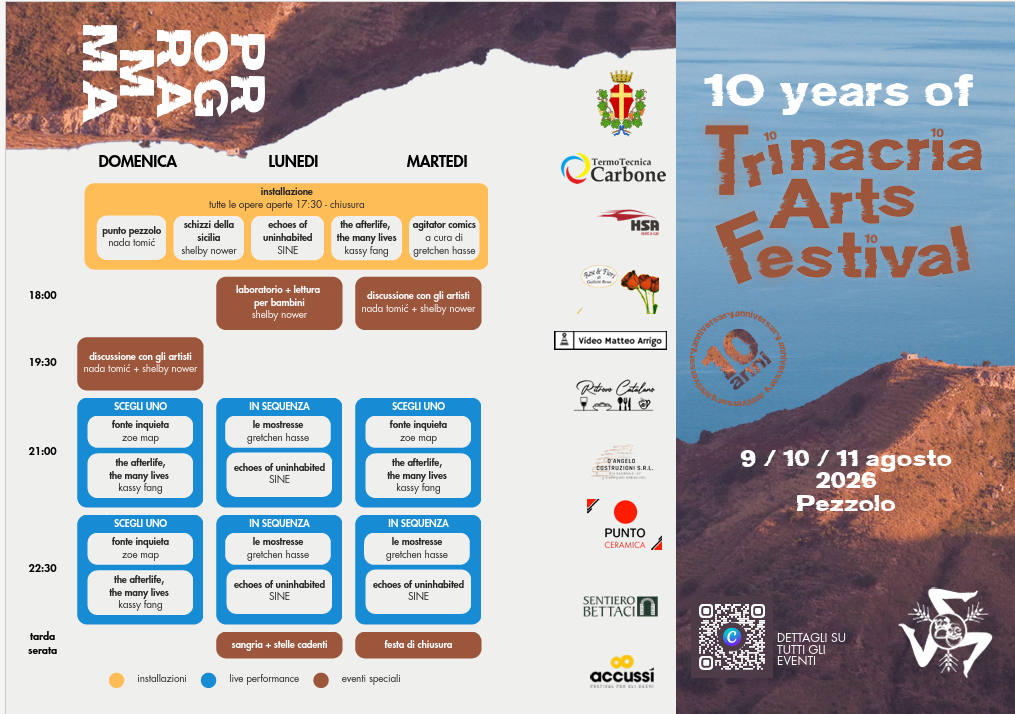 Trinacria Art Festival programma