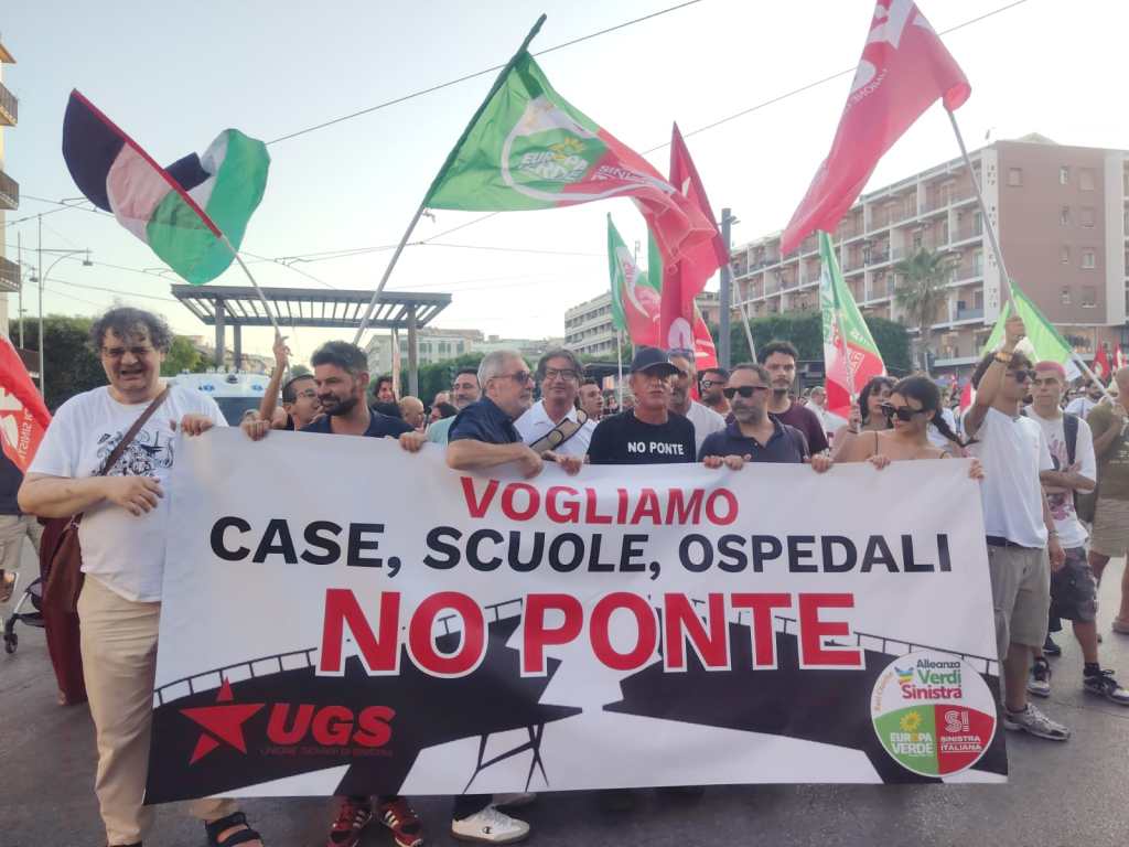 corteo no ponte manifestazione
