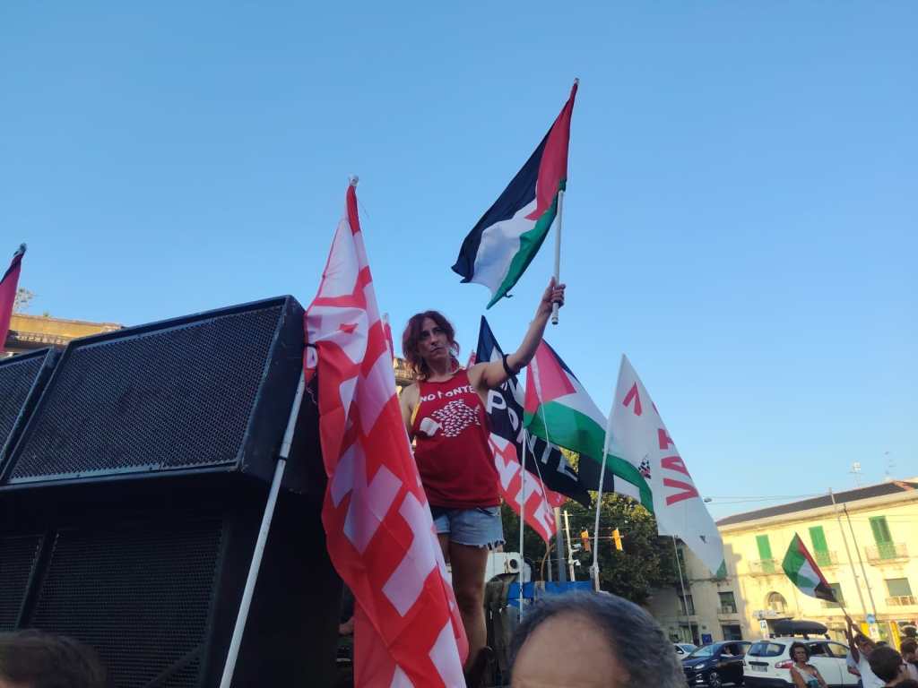 manifestazione no ponte messina 8 agosto 3