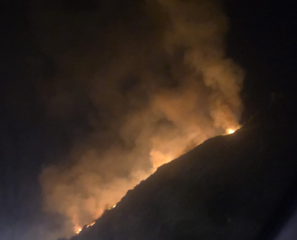 Incendio sui colli e in autostrada.jpg 2