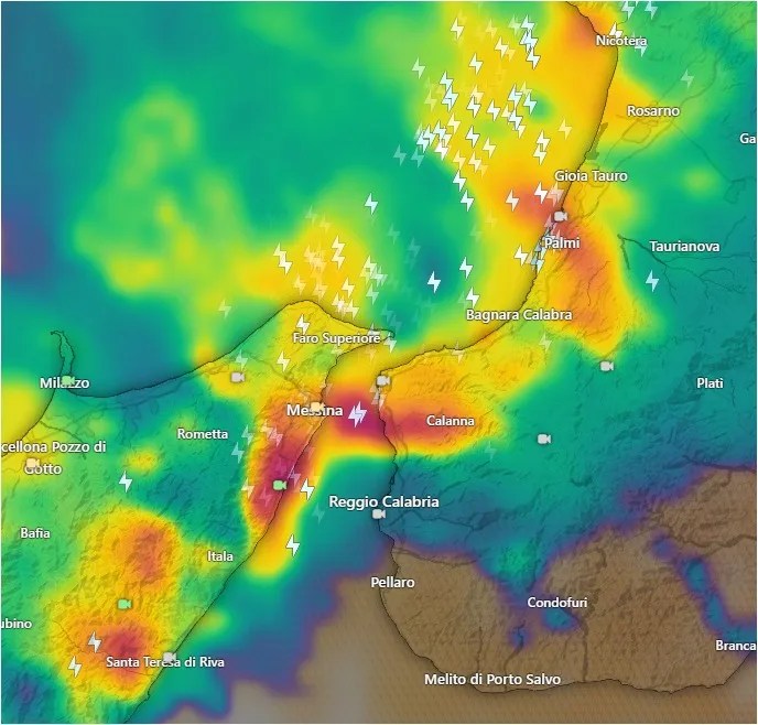 Nubifragio Messina del 12 agosto