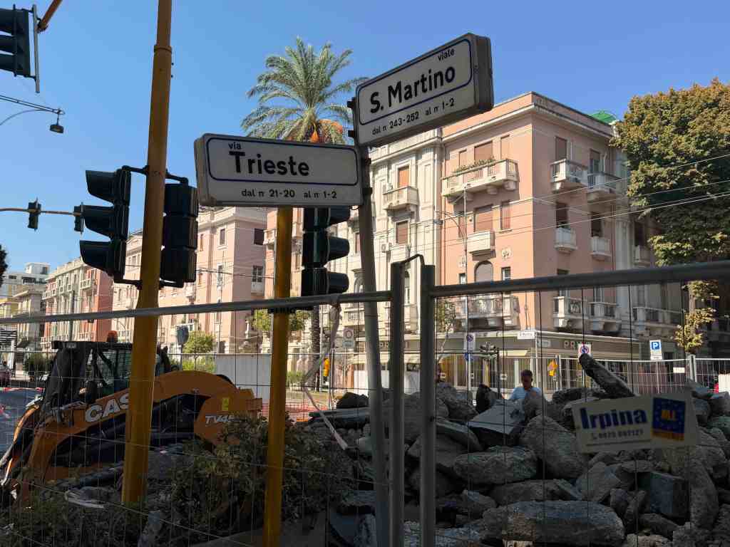 lavori viale isola settembre 9